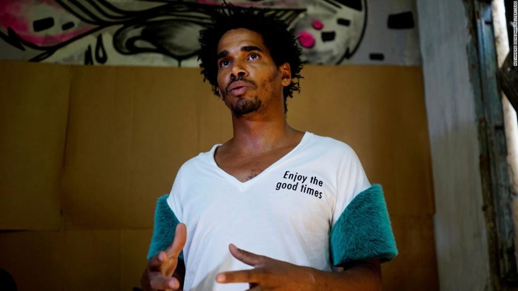 Why is one of Cuba's most rebellious artists still isolated in a government hospital?