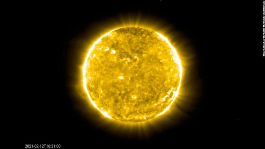 Solar Orbiter mission spots eruption from the sun