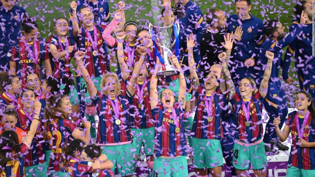 Barcelona thrashes Chelsea to win first Women's Champions League