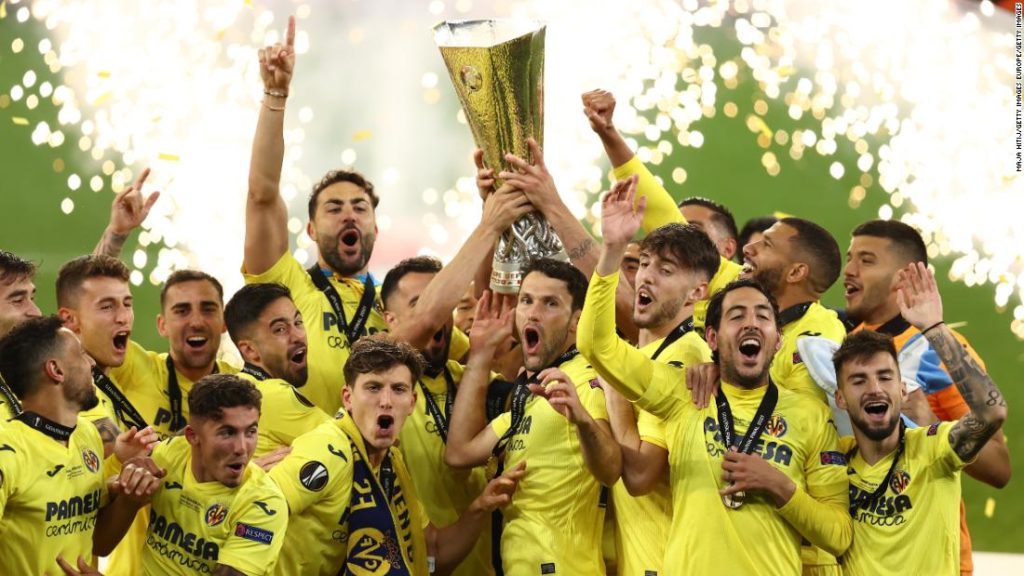 Europa League final: Villarreal defeats Manchester United in dramatic penalty shootout to win first major European trophy