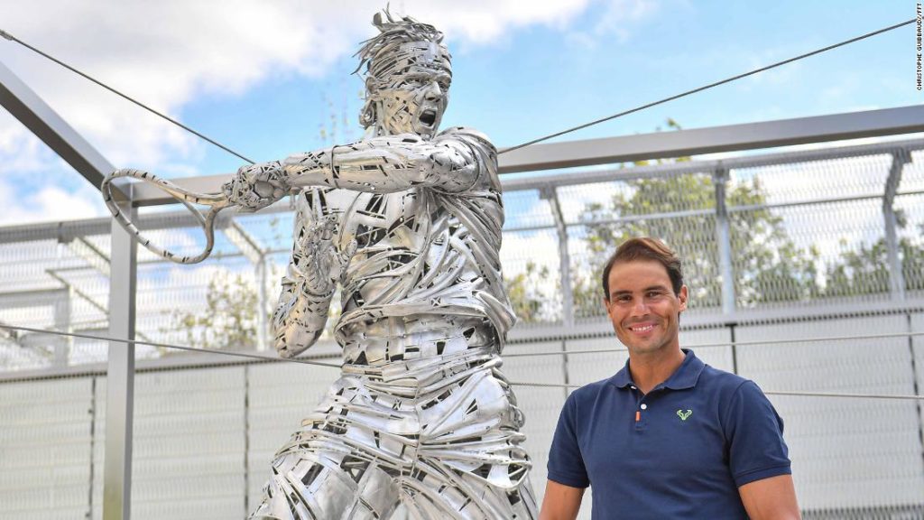 French Open champ Rafael Nadal, in 5 statues