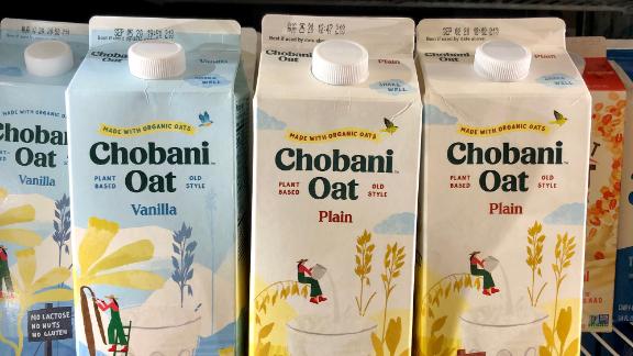 Chobani sells oat milk under the Chobani brand.