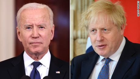 Biden and Johnson expected to commit to lifting US-UK Covid-19 travel restrictions