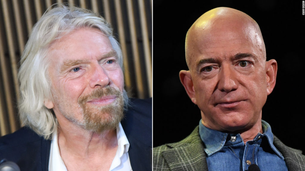 Richard Branson: 'I would love Jeff Bezos to come and see our flight off'