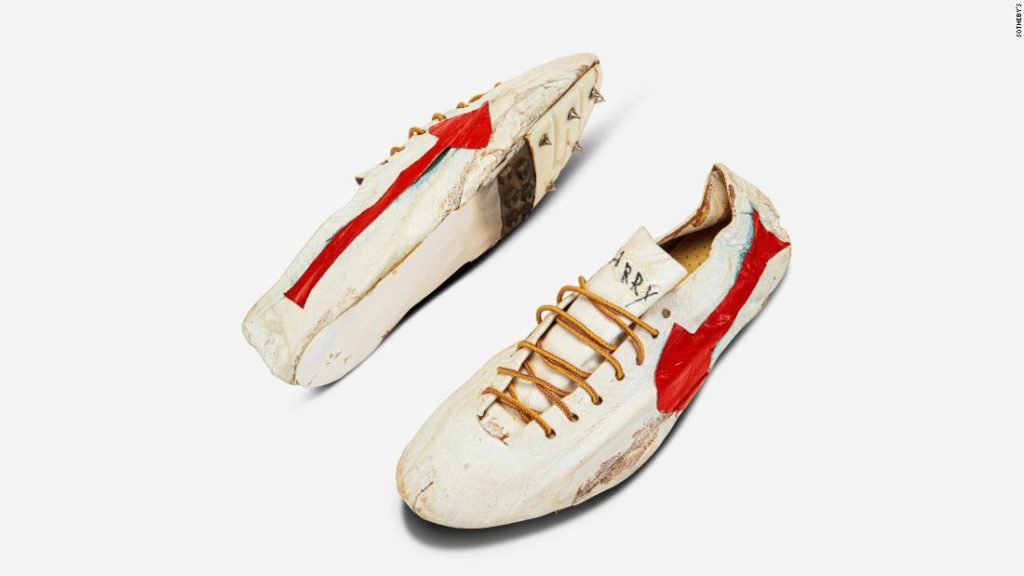 Olympics memorabilia: Rare pair of track spikes handmade by Nike co-founder set to fetch up to $1.2 million at auction