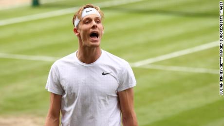 Shapovalov cut a frustrated figure at time during the match. 