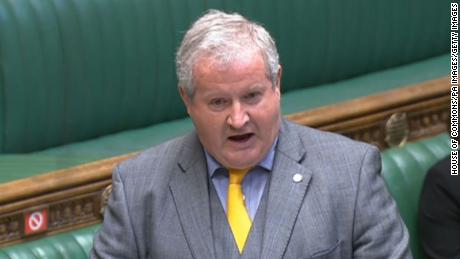 Ian Blackford speaks during Prime Minister&#39;s Questions in the House of Commons, London on Wednesday July 14, 2021.