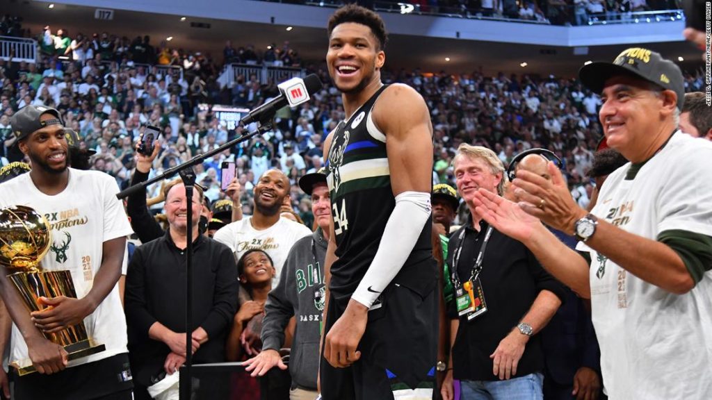 Giannis Antetokounmpo wants his NBA Finals heroics to inspire others to 'believe in their dreams'