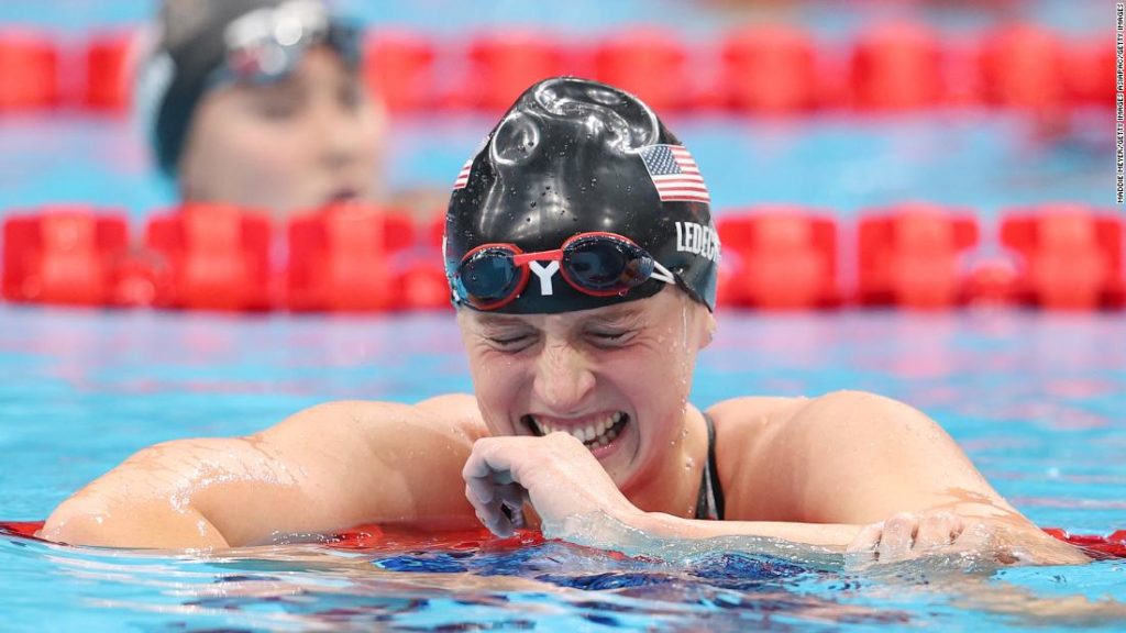 Katie Ledecky inspired to 'put a smile on someone's face' as she takes 1500m gold at the Tokyo Olympics