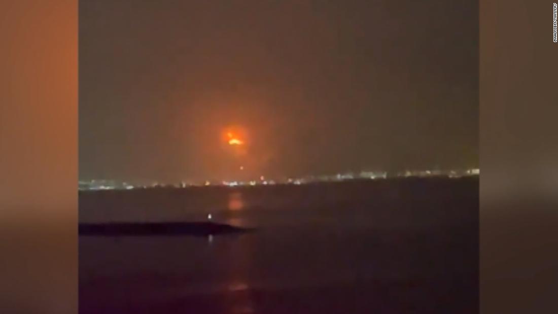 Fire rips through Dubai port after explosion inside a ship’s container