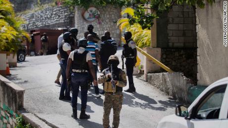 Head of security at Haiti&#39;s presidential residence in police custody
