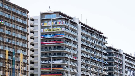 A view on the floor of Team Belgium delegation, inside the Olympic Village, ahead of the'Tokyo 2020 Olympic Games.