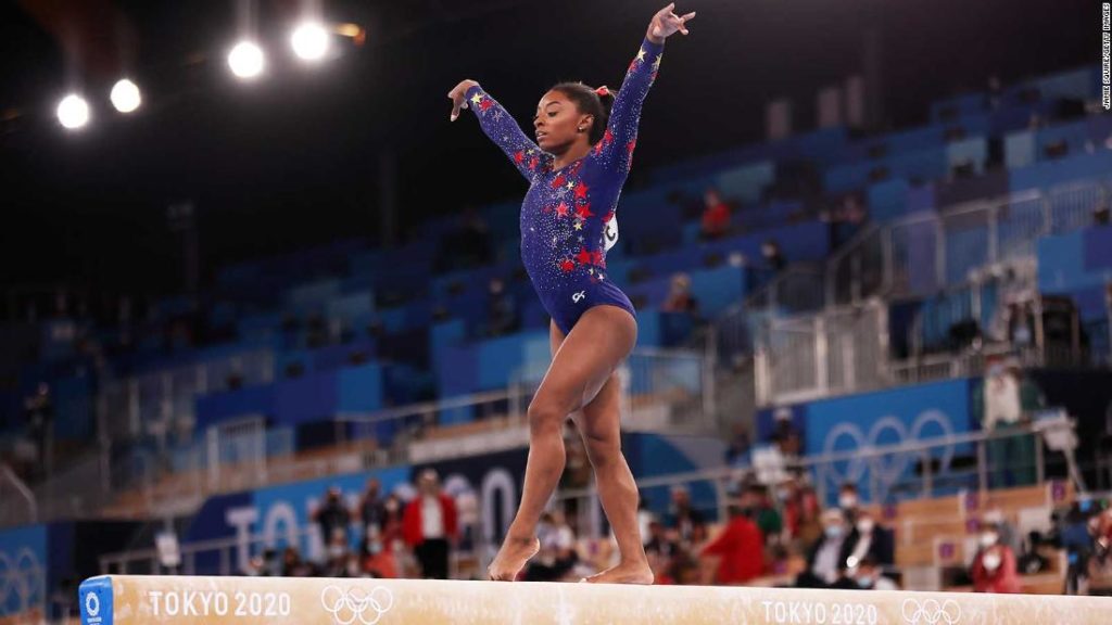 Simone Biles: US gymnast to take part in Tuesday's balance beam final at Tokyo 2020
