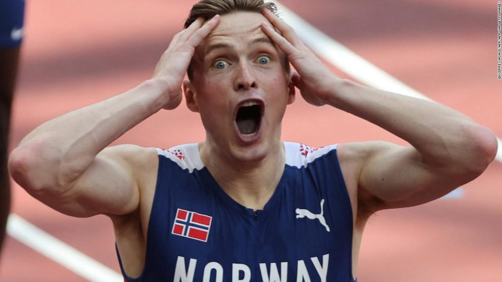 Karsten Warholm wins 'best race in Olympic history' as he breaks 400m hurdles world record