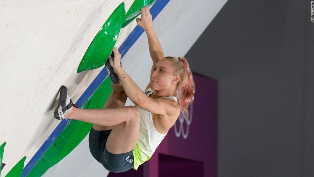 Janja Garnbret becomes first woman to win a climbing gold medal at the Olympics