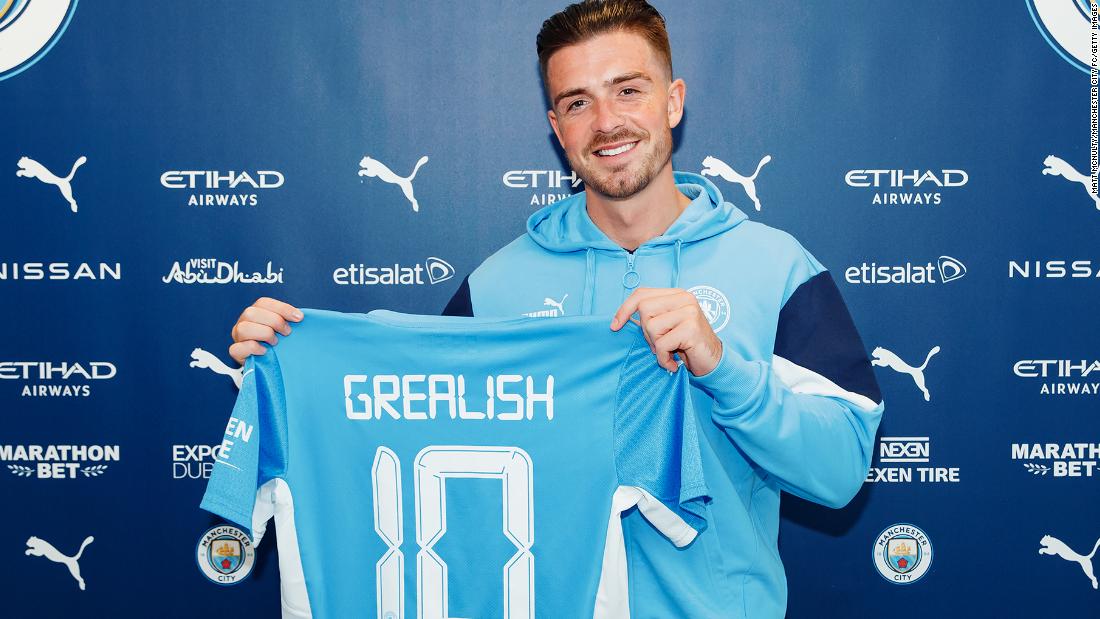 Jack Grealish: Manchester City signs England star from ...