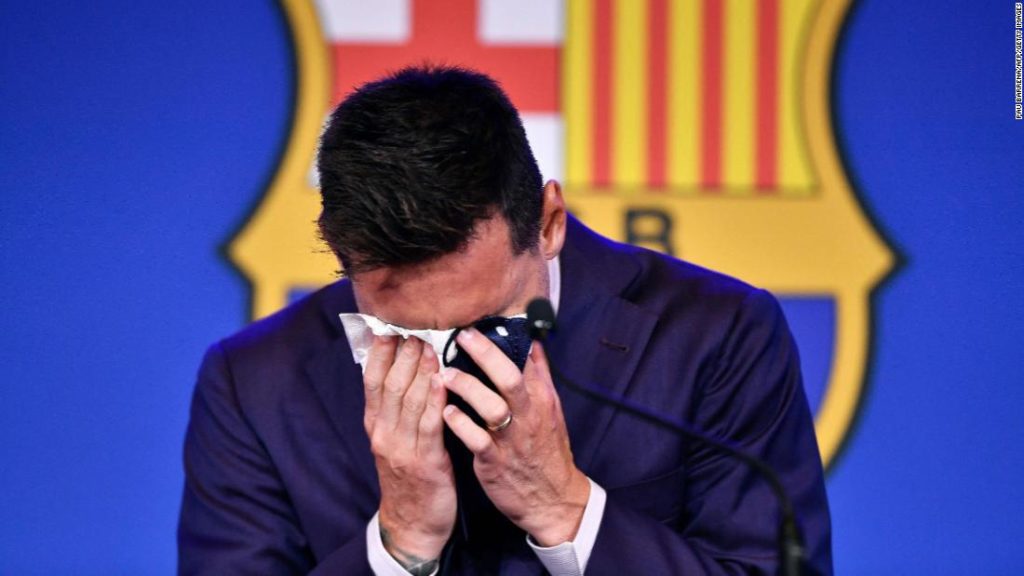 Lionel Messi says PSG move is a 'possibility' as he bids tearful farewell to Barcelona