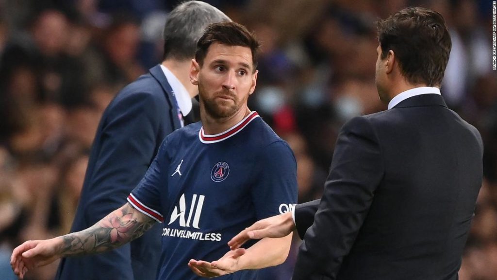 Lionel Messi substituted on home debut as Paris Saint-Germain score late winner