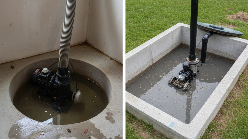 the Difference Between Sump and Effluent Pumps